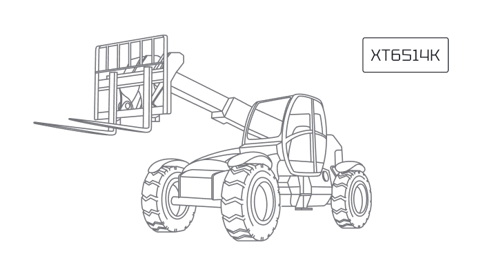 Телескопический погрузчик XCMG XT6514K