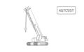 Гусеничный телескопический кран XCMG XGTC55T