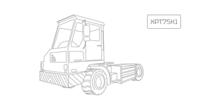 Портовый тягач XCMG XPT75К1