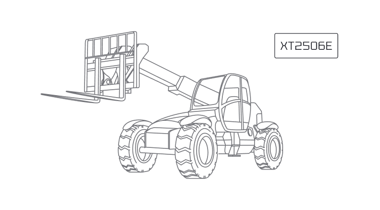 Телескопический погрузчик XCMG XT2506E Телескопический погрузчик XCMG XT2506E